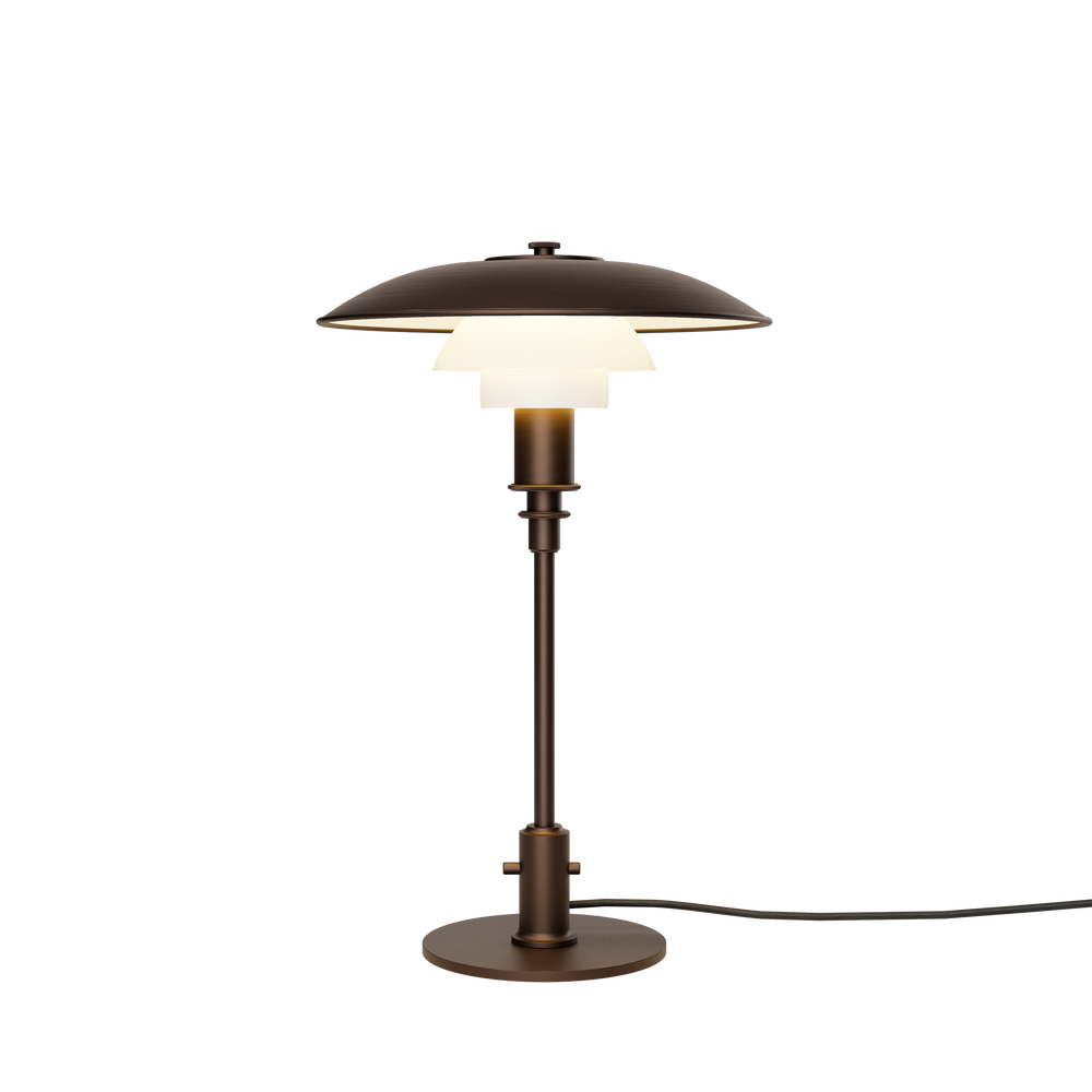 PH 3/2 Aged Brass Opal Table Lamp