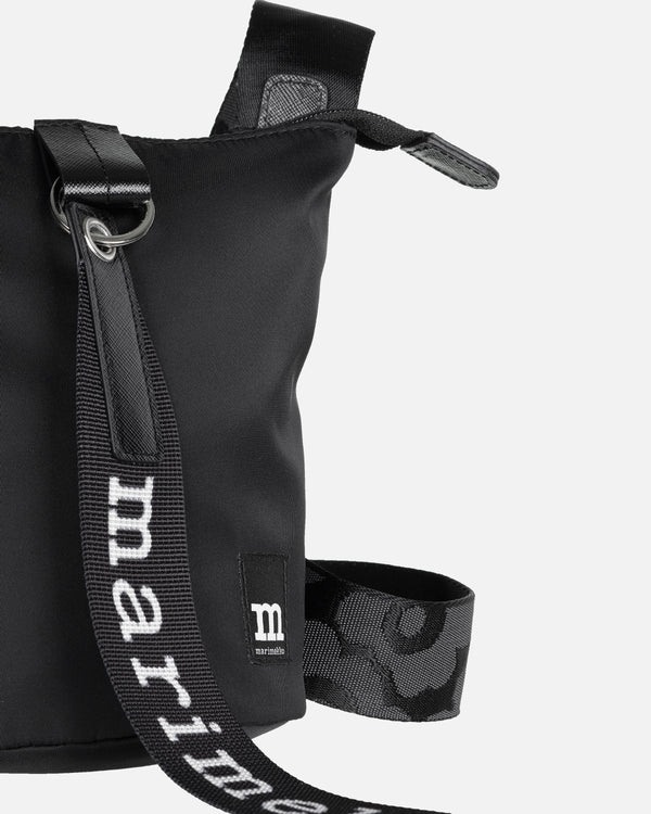 Marimekko Essential Bucket Solid Shoulder Bag Black