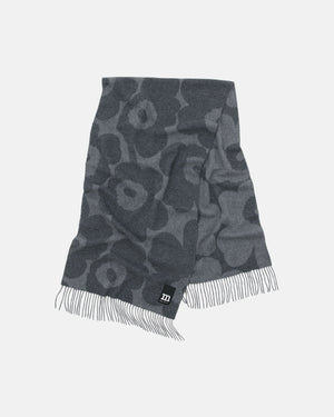 Marimekko Identtinen Unikko Scarf Grey / Light Grey