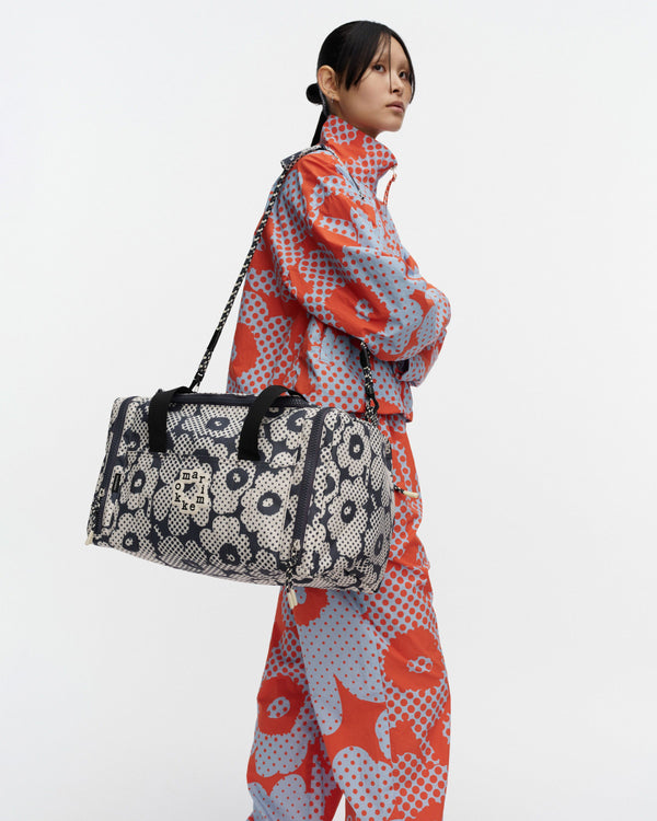 Marimekko Tsufe Unikko Kioski Bag Dark Grey / Off-White