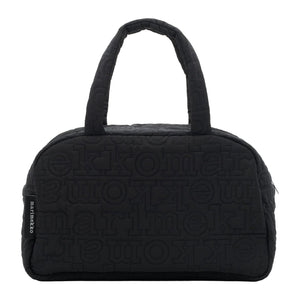 Marimekko Joy Duffel Logo Shoulder Bag Black