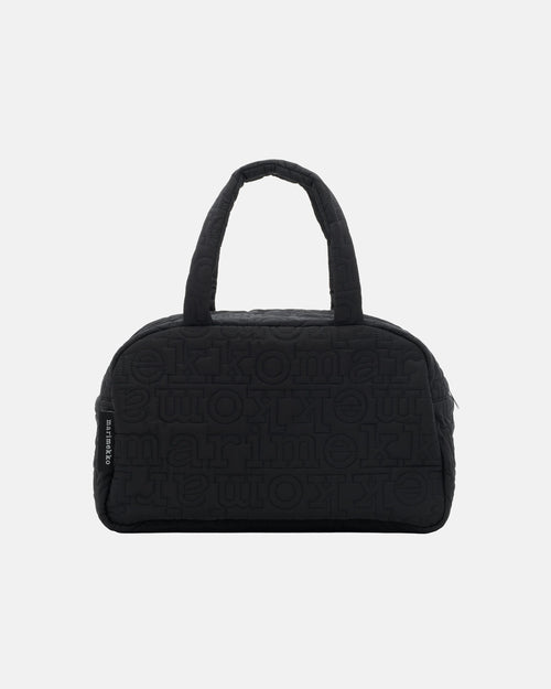 Marimekko Joy Duffel Logo Shoulder Bag Black