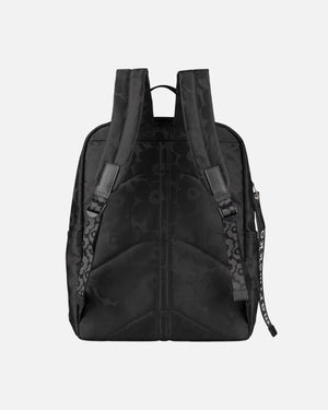 Marimekko Zip Top Backpack Unikko Black / Black