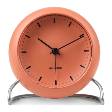City Hall Table Clock Ø11 cm Pale Orange