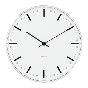 City Hall Wall clock Ø16.5 cm white/black