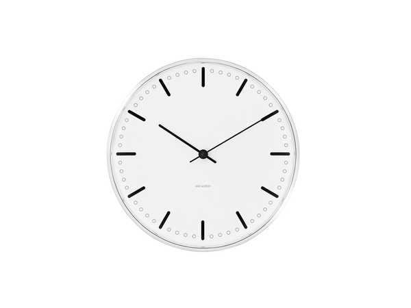City Hall Wall clock Ø16.5 cm white/black