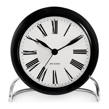 Roman Table clock Ø11 cm white/black