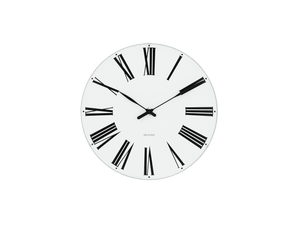 Roman Wall clock Ø16 cm white/black