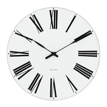Roman Wall clock Ø16 cm white/black