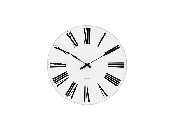 Roman Wall clock Ø16 cm white/black