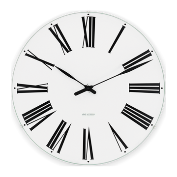 Roman Wall clock Ø21 cm white/black