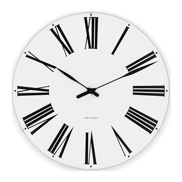 Roman Wall clock Ø29 cm white/black