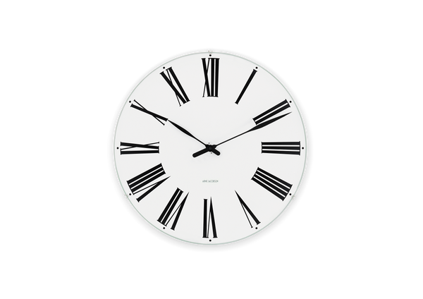 Roman Wall clock Ø29 cm white/black