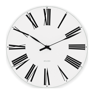 Roman Wall clock Ø48 cm white/black