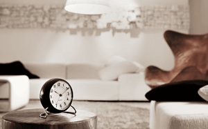 Station Table clock Ø11 cm