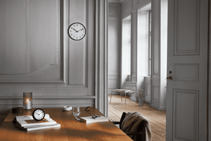 Station Wall clock Ø29 cm white/black