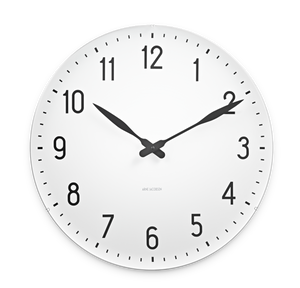 Station Wall Clock Ø48 cm White/Black