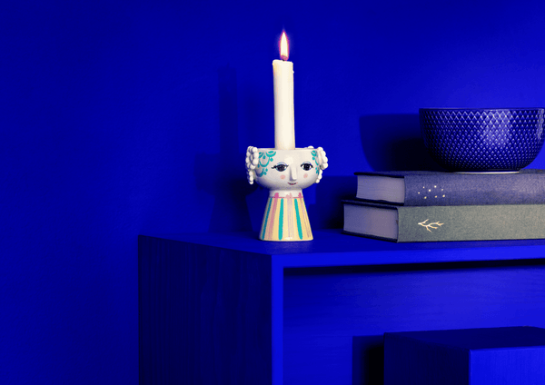 Eva Candle holder H9.5 cm