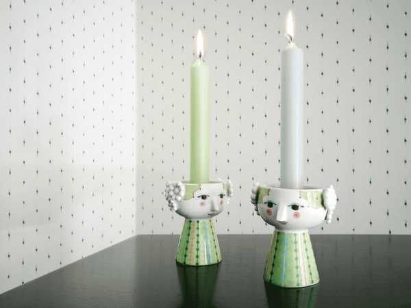 Eva Candle holder H9.5 cm