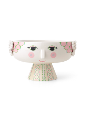 Eva Bowl on stand Ø24 cm soft pink