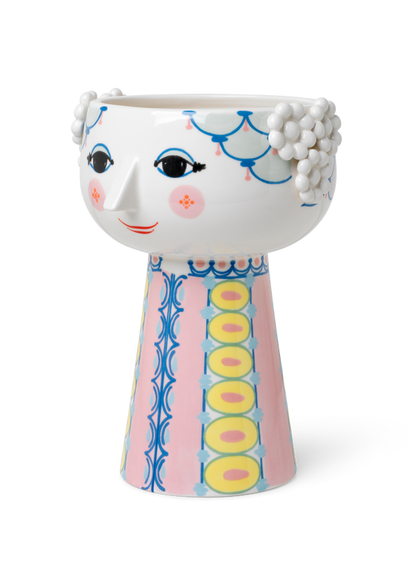 Eva Vase H23.5 cm pink