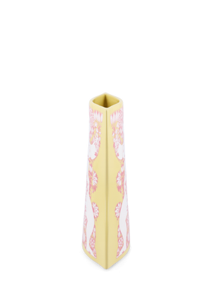Nina Vase H22 cm yellow/pink