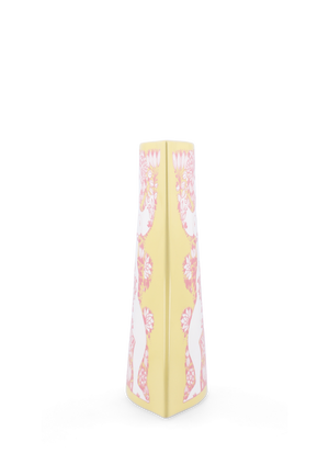 Nina Vase H22 cm yellow/pink
