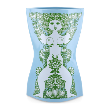 Nina Vase H28.5 cm light blue/green