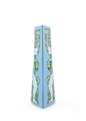 Nina Vase H28.5 cm light blue/green