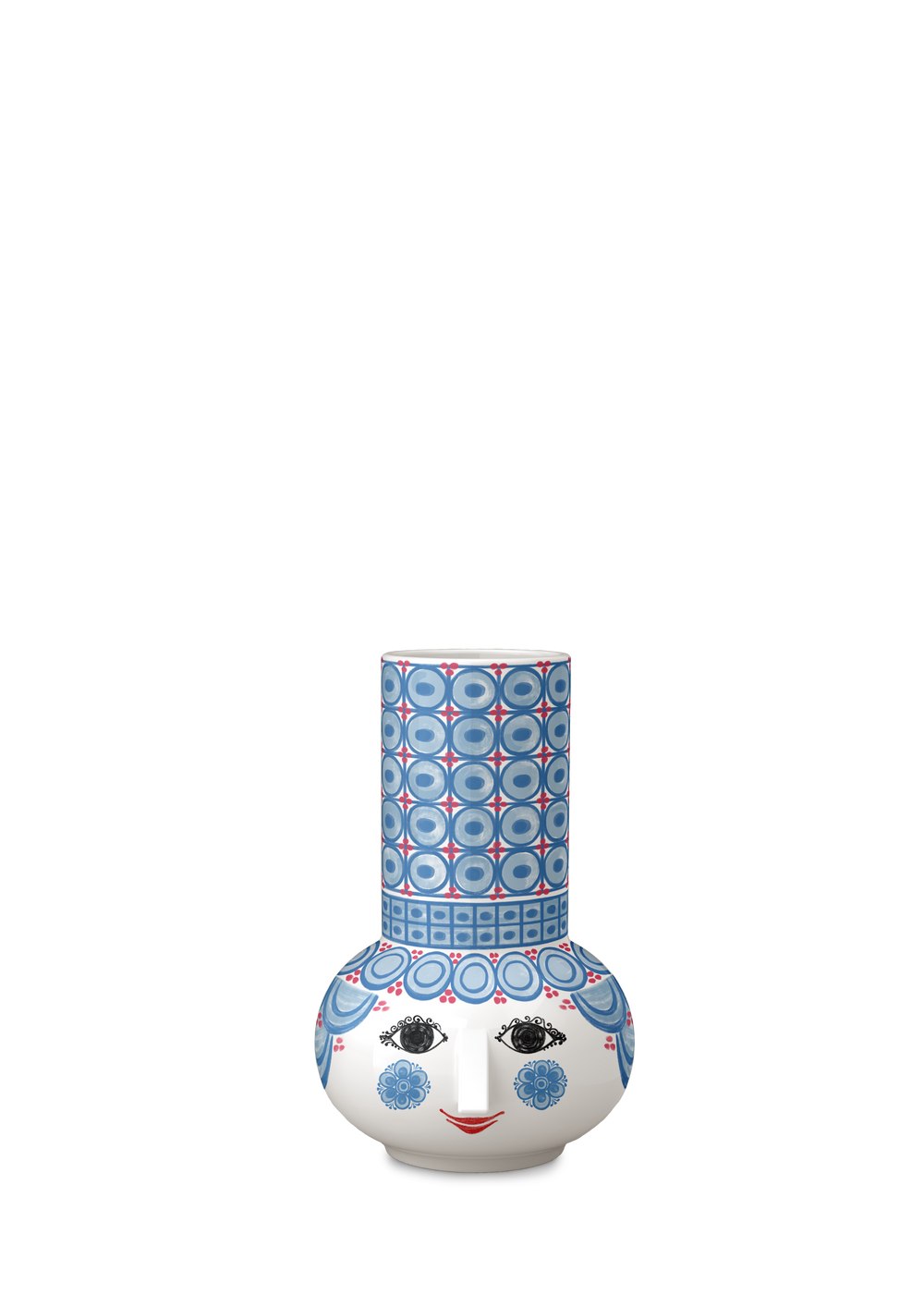 Olga Candle holder H14 cm light blue
