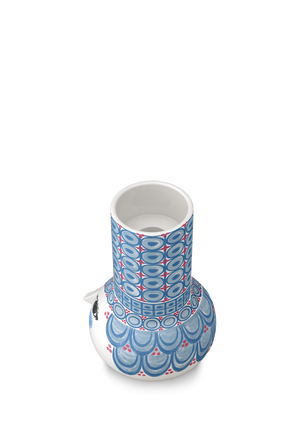 Olga Candle holder H14 cm light blue