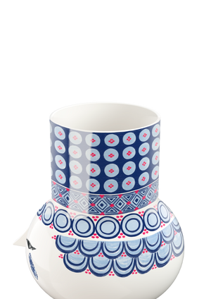 Olga Vase H20 cm blue