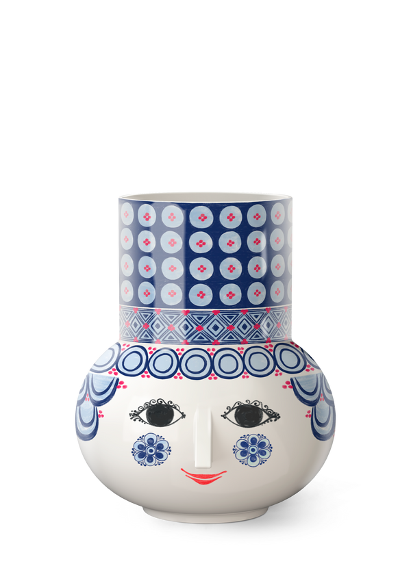 Olga Vase H20 cm blue