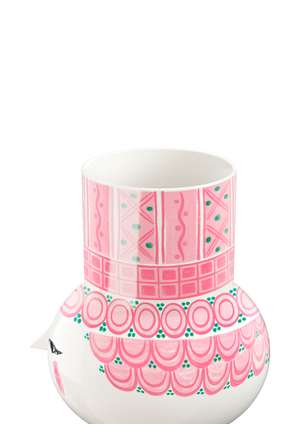Olga Vase H15 cm pink