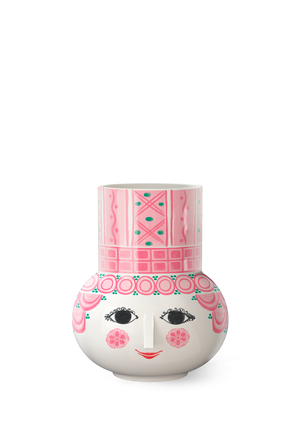 Olga Vase H15 cm pink