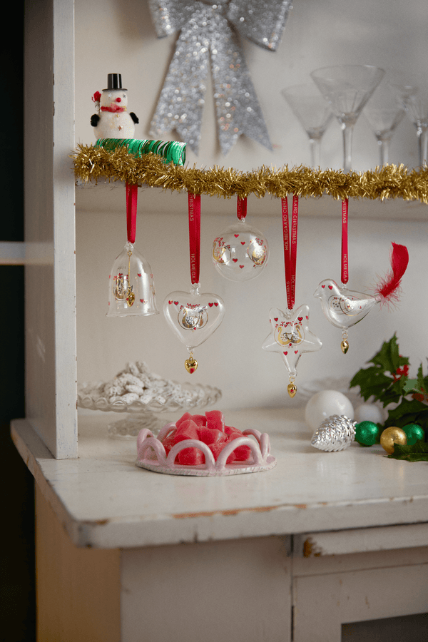 Ann-Sofi Romme Annual Christmas Bird 2025 small clear