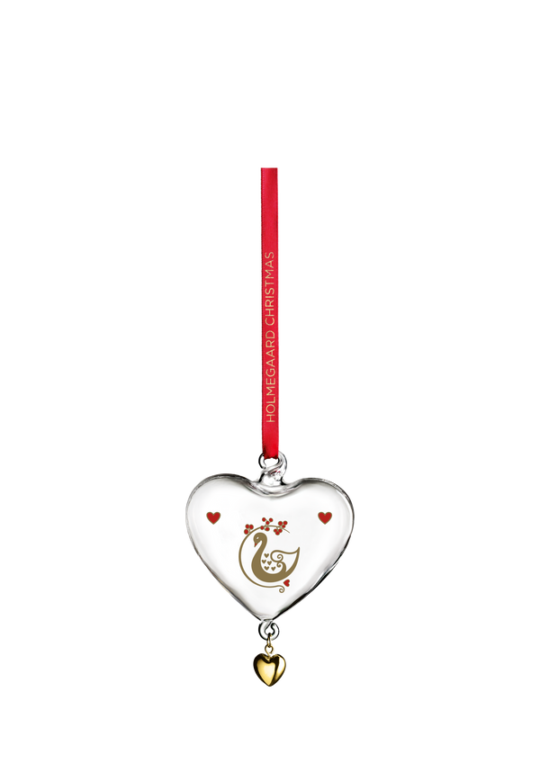 Ann-Sofi Romme Annual Christmas Heart 2025 small clear