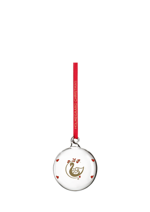 Ann-Sofi Romme Annual Christmas Bauble 2025 small clear