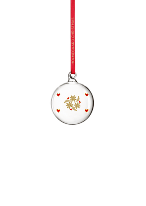 Ann-Sofi Romme Annual Christmas Bauble 2024 small clear