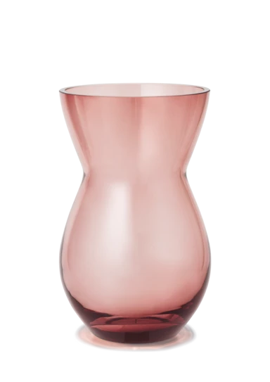 Calabas Vase H21 cm burgundy