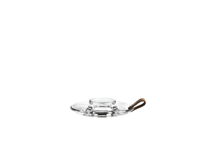 DWL Block candle holder H4.5 clear