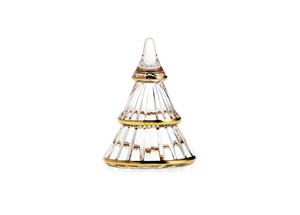 Fairytales Christmas tree medium clear with gold