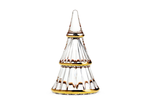 Fairytales Christmas tree large clear with gold