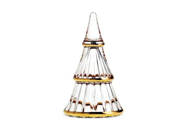 Fairytales Christmas tree large clear with gold