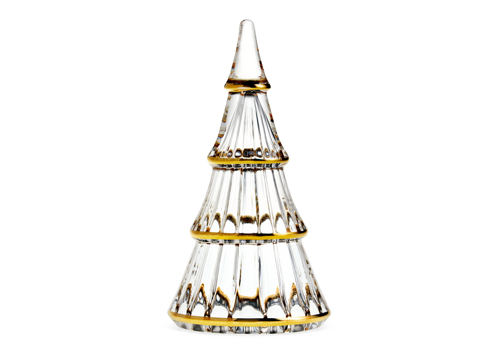 Fairytales Christmas tree xlarge clear with gold