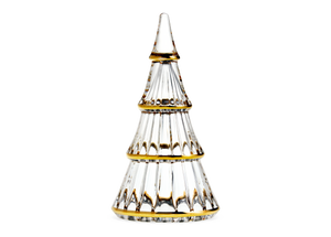 Fairytales Christmas tree xlarge clear with gold
