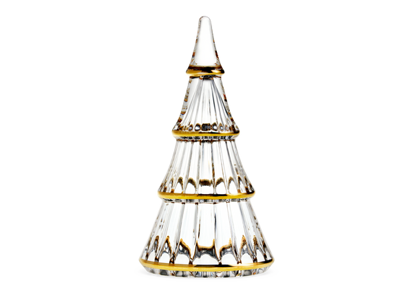 Fairytales Christmas tree xlarge clear with gold