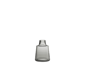 Flora Vase short neck H12 cm smoke