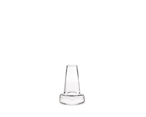Flora Vase long neck H24 cm clear