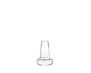 Flora Vase long neck H24 cm clear
